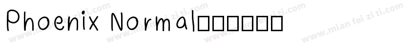 Phoenix Normal字体转换